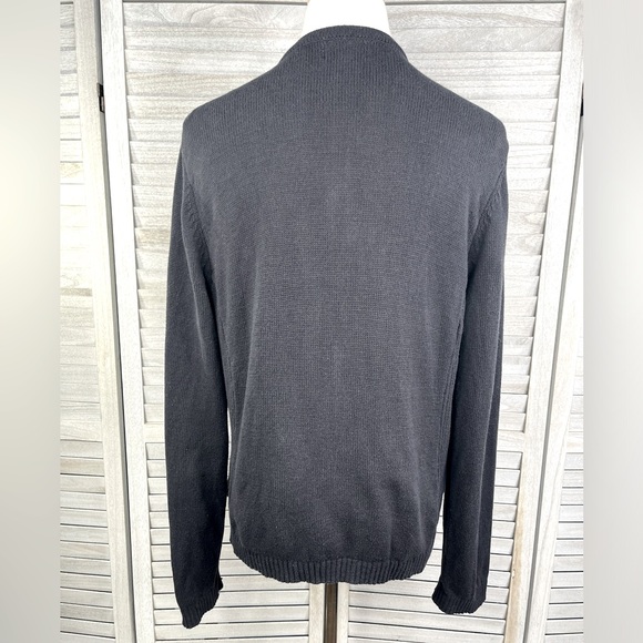 CROFT & BARROW Quilted Sweater/Jacket Black-XL - Picture 2 of 2